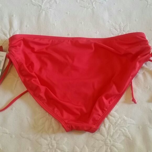 𝅺JANTZEN Tummy Control Swim Bottom Salmon Size 8 Bikini Bottom - Picture 6 of 8